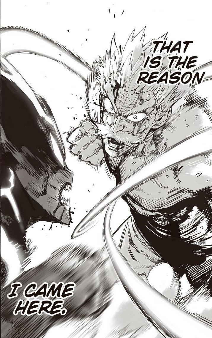 Wildbergerrrr's tweet photo. The latest chapter of One Punch Man is insane. Garou vs Bang is getting insane, and the ART. MURATA....👑😳 #OnePunchMan #opm153 https://t.co/XtYrCKHAbC