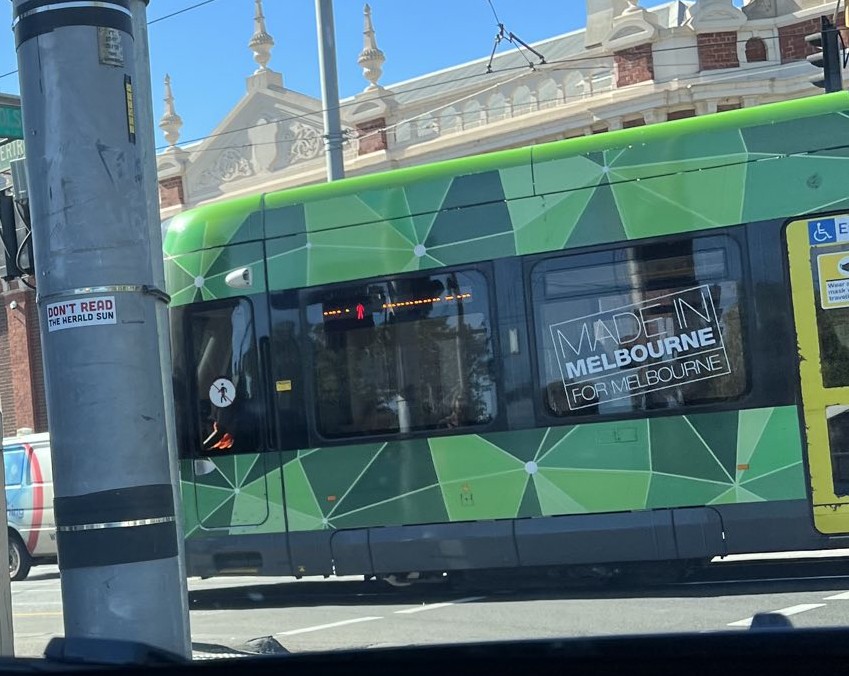 DaveMilbo's tweet image. just got sent the most Melbourne photo in existence