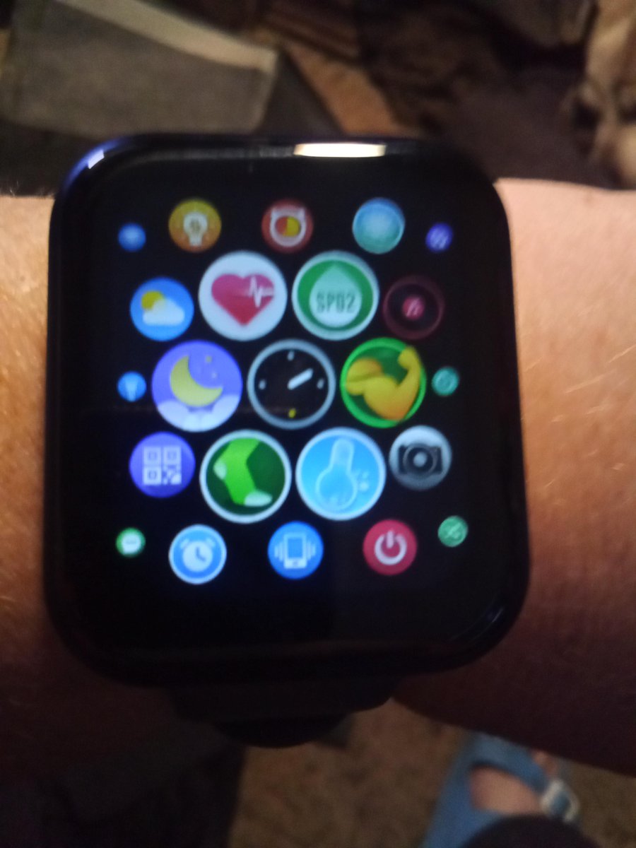 Michelles2cent's tweet photo. I love my new MISIRUN SmartWatch 1.71. This watch monitors your blood pressure, oxygen level, training, steps, and sleep. You can sync to your phone to receive who calls, messages you.  https://t.co/sSbDJWGJH1 https://t.co/wJYfUh4njD