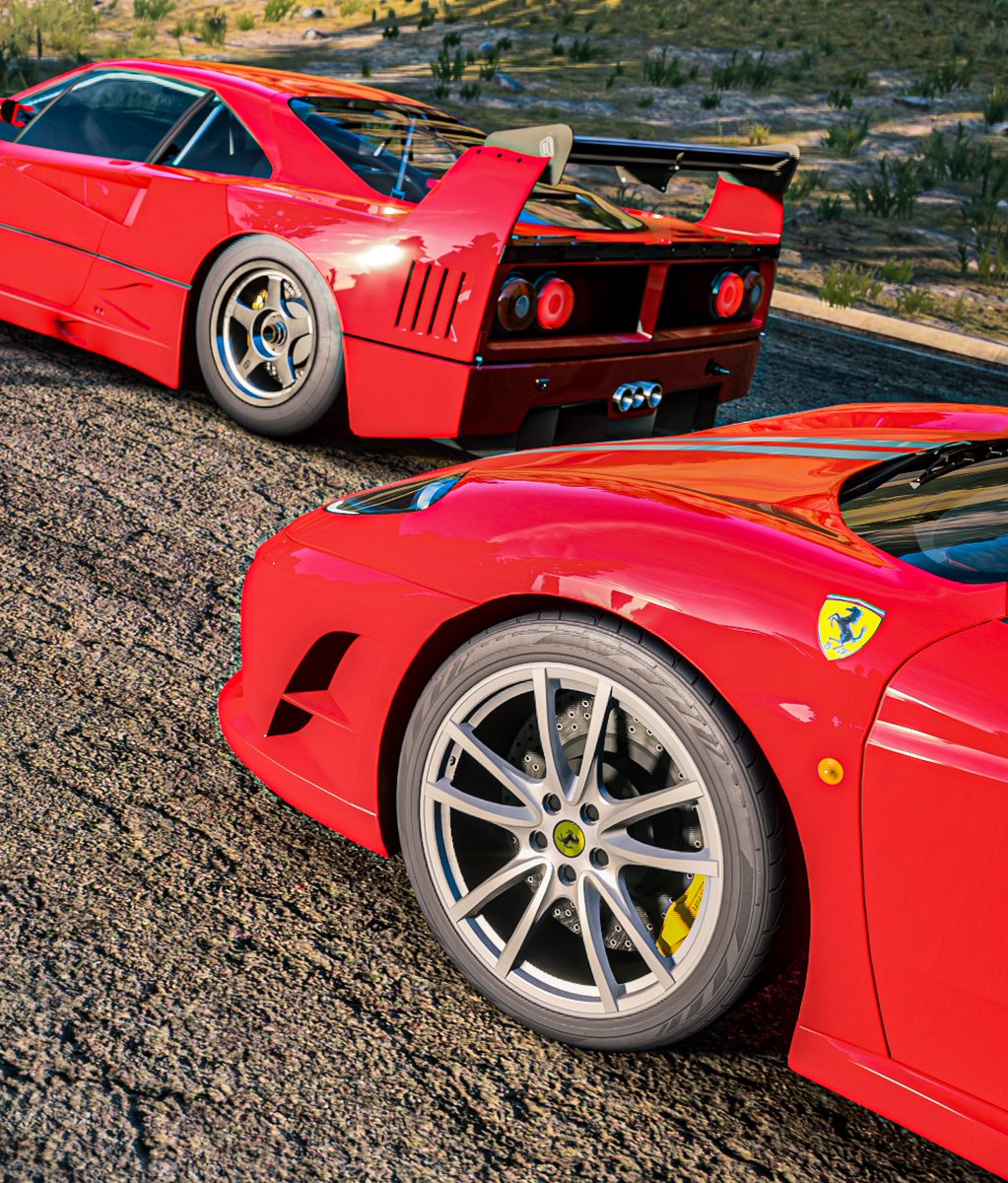 CONJOHNGaming1's tweet photo. Legends that'll never die! 

#F40 #430scuderia #ForzaHorizon5 https://t.co/BbTucaSIoX