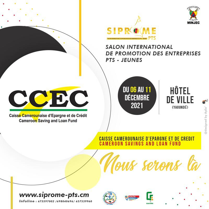 ccec_sa's tweet photo. Vous êtes un entrepreneur  ou porteur de projet ? Vous souhaitez en savoir plus sur les possibilités d'accompagnement de la CCEC pour vos projets et initiatives ?

Retrouvez-nous au Siprome - PTS, du 06 au 11 décembre à l'Hôtel de Ville de Yaoundé. 

#CCEC #SIPROME2021 https://t.co/Sj97hZ9F6U
