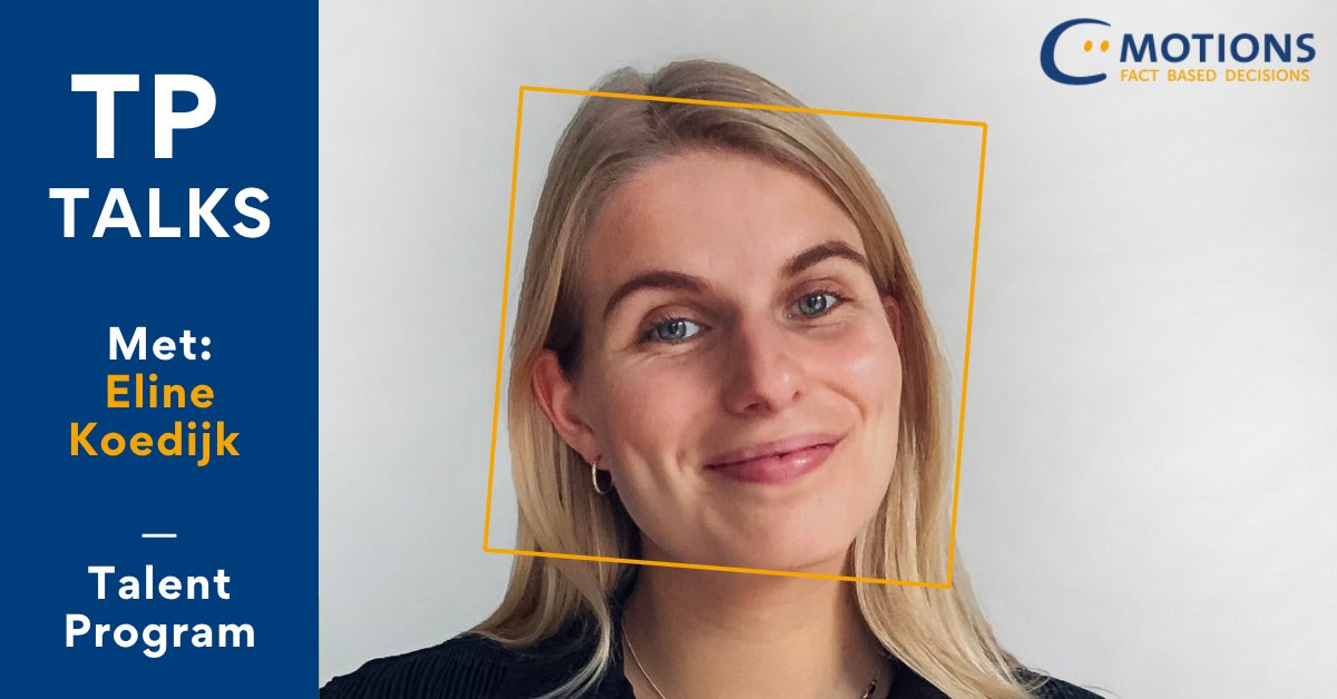 Cmotions's tweet image. Lees in onze #TPTalks het verhaal van Eline Koedijk. Zij heeft eerder ons #TalentProgram #dataanalytics gevolgd en werkt nu alweer 1,5 jaar bij @ABNAMRO als #DataSpecialist.  

Lees het volledige interview op onze website recruitment.cmotions.nl/interview-met-…