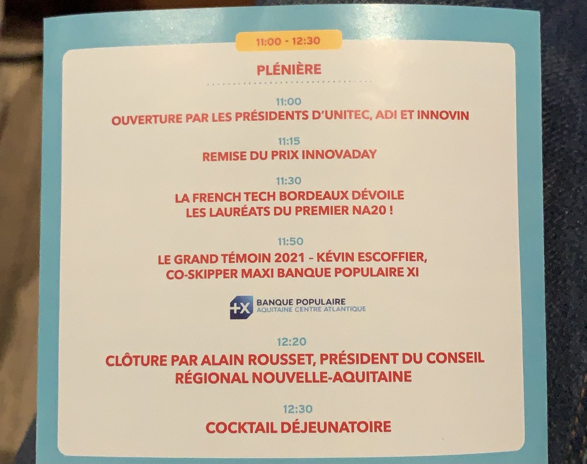 C’est parti pour la plénière d’#innovaday21 avec <a href="/UNITEC_Bdx/">UNITEC</a> <a href="/Inno_vin/">🍇INNO'VIN🍷</a> <a href="/ADI_N_A/">ADI Nouvelle-Aquitaine</a> 

#mbadmb