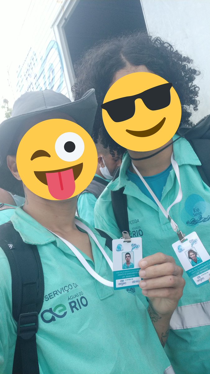 Mais um dia de trabalho com meu irmão #AguasdoRio #Aegea #carteiraAssinada 🥳🥳