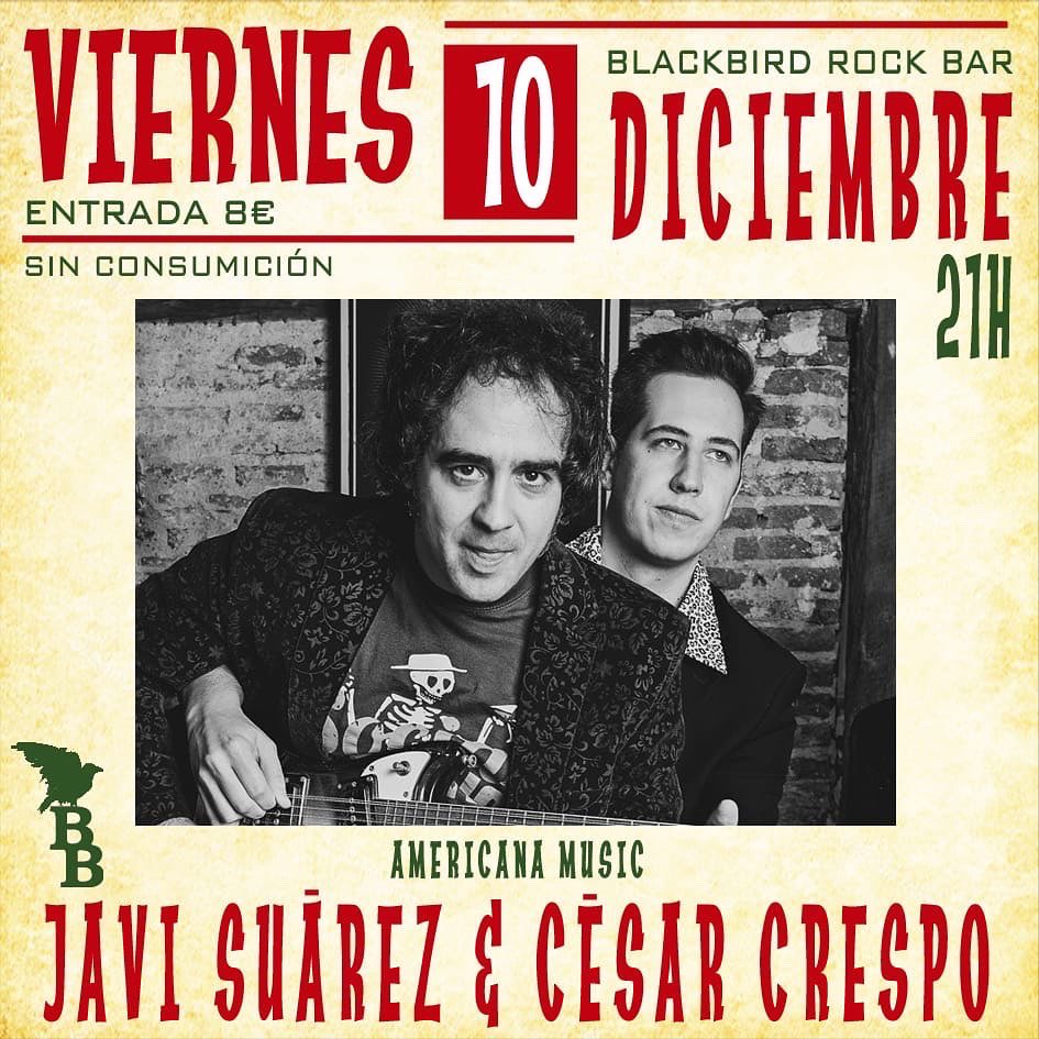 Blackbirdrockba's tweet photo. Los conciertos de esta semana: MIÉRCOLES 8 @mikechurches (Micro abierto), JUEVES 9 @charly_and_the_coconuts, VIERNES 10 @javisuarezmusic y #cesarcrespo ! A las 21h! Reservas por MD en rrss o al Mail blackbirdrockbar@gmail.com !#rock #blues #americana #madrid #blackbirdrockbar https://t.co/wy8LjZ6ncl