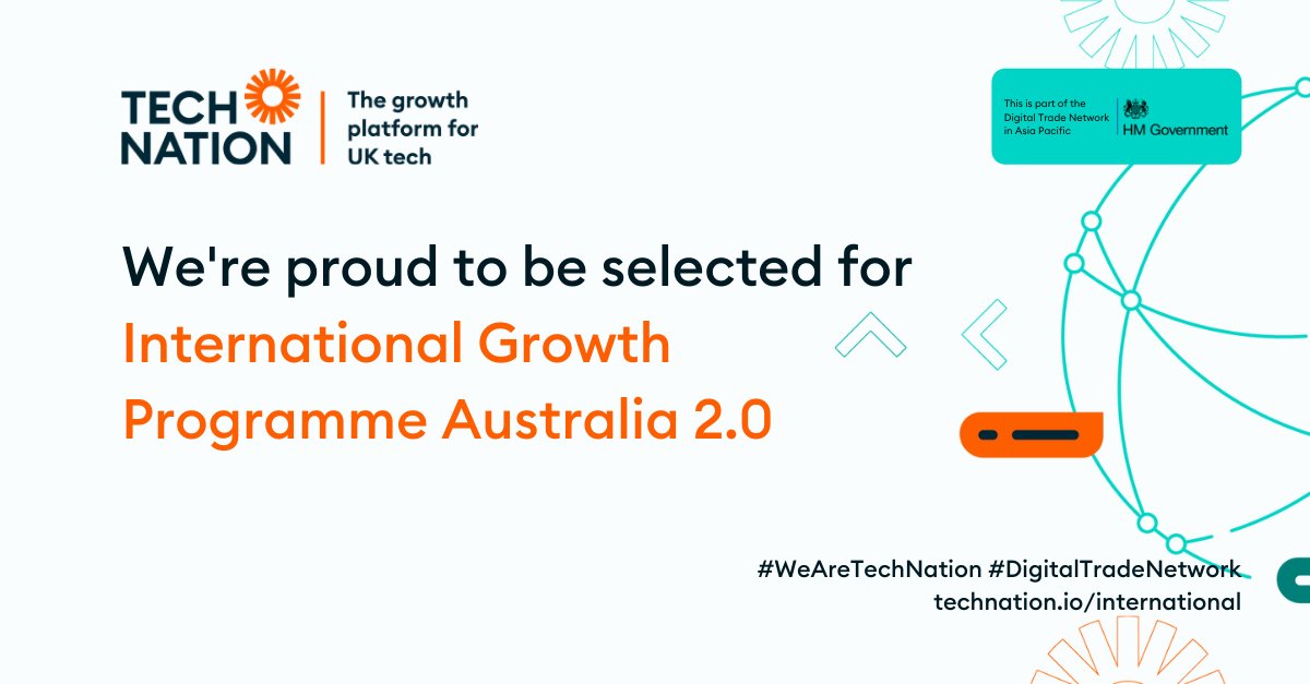 NodesLinks's tweet photo. We’re excited to have earned a place on @TechNation's International Growth Programme 2.0 for Australia, an exclusive network of high-growth UK tech companies ready to internationalise! 🌏

https://t.co/Ak3fG1vPIB

#NodesLinks #ProjTech #WeAreTechNation https://t.co/aYwhKmRvVy
