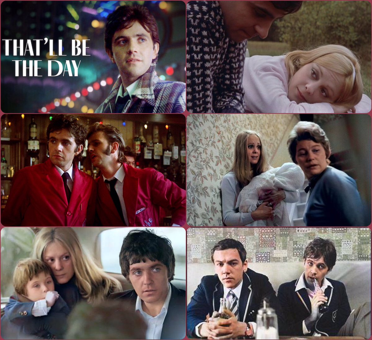 #RosalindAyres #BOTD, seen here with co-stars #DavidEssex #RingoStarr #RosemaryLeach and @RobertLindsay in the 🇬🇧British social drama film “THAT’LL BE THE DAY” (1973) dir. Claude Whatham

🎬#FilmTwitter🎥 @collegefilm