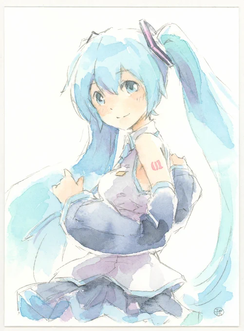 ミクさん描きました～
さらさらっとだけど久しぶりにお絵描きしたわい…
まだしばらくバタバタしてると思いますがそこそこ元気です 