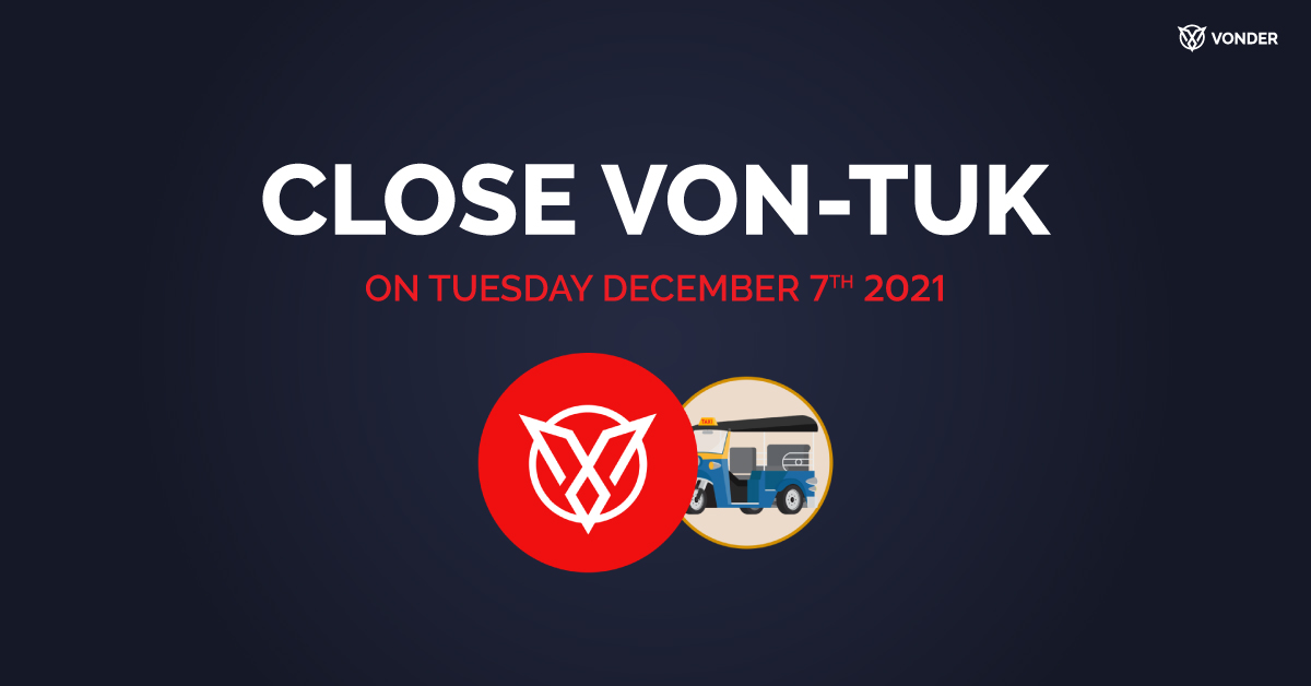 Announcement
Closed!! VON - TUK farm.
Stay tuned for more new farms soon.
Don't miss AMA tonight : discord.gg/cYeqBZbk

#VONDER #DeFi #Crypto #cryptocurrency