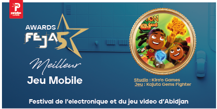 ParadiseGame_'s tweet photo. Le jeu vidéo "Kajuta Games Fighter" du studio camerounais @KIROOGames remporte le #FejaAward dédié aux jeux vidéo Africains dans la catégorie « Best Mobile game ».
#Gaming #Feja5 https://t.co/mRz6ADJIpY