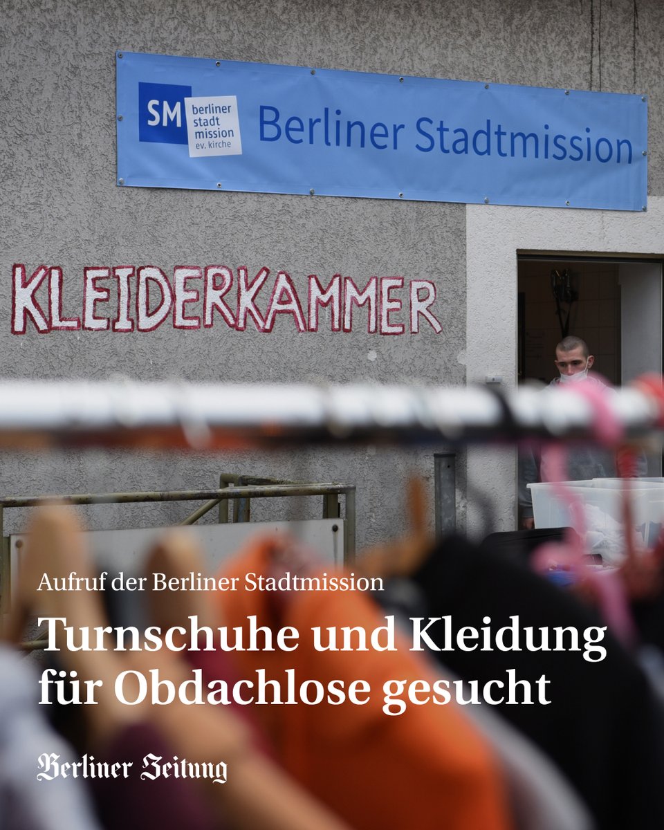berlinerzeitung's tweet photo. An alle Berlinerinnen und Berliner: Neben Schuhen und Socken werden dringend Kapuzenpullover, lange Unterhosen und Trainingshosen (S-XL) benötigt.

Mehr Infos: https://t.co/NY3ZgLgLhb https://t.co/eAmdybLWnZ
