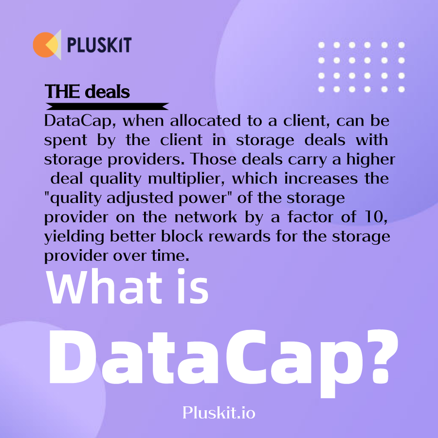 PluskitOfficial's tweet photo. What happens when DataCap has been allocated to the clients? @IPFS @Filecoin 

#pluskit #datacap https://t.co/yyBNuZLlR9