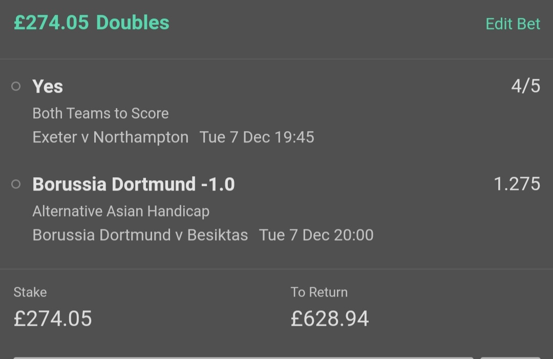TBB_666's tweet photo. 🚨*👇**ATTENTION**👇*🚨

🥊THE Bookie Basher's SUNDAY Challenge🥊
CONTINUES.....

👉BET 9

⚽️See Bet Below👇

⏰Kicks off - 7.45pm

💰£274.05 - £628.94

🤞Let's keep this rollin🤞

PLEASE🙏PLEASE RETWEET &amp; ❤ if you are on

📝Message me to join VIP FRIENDS NOW https://t.co/epUWH1T3D8