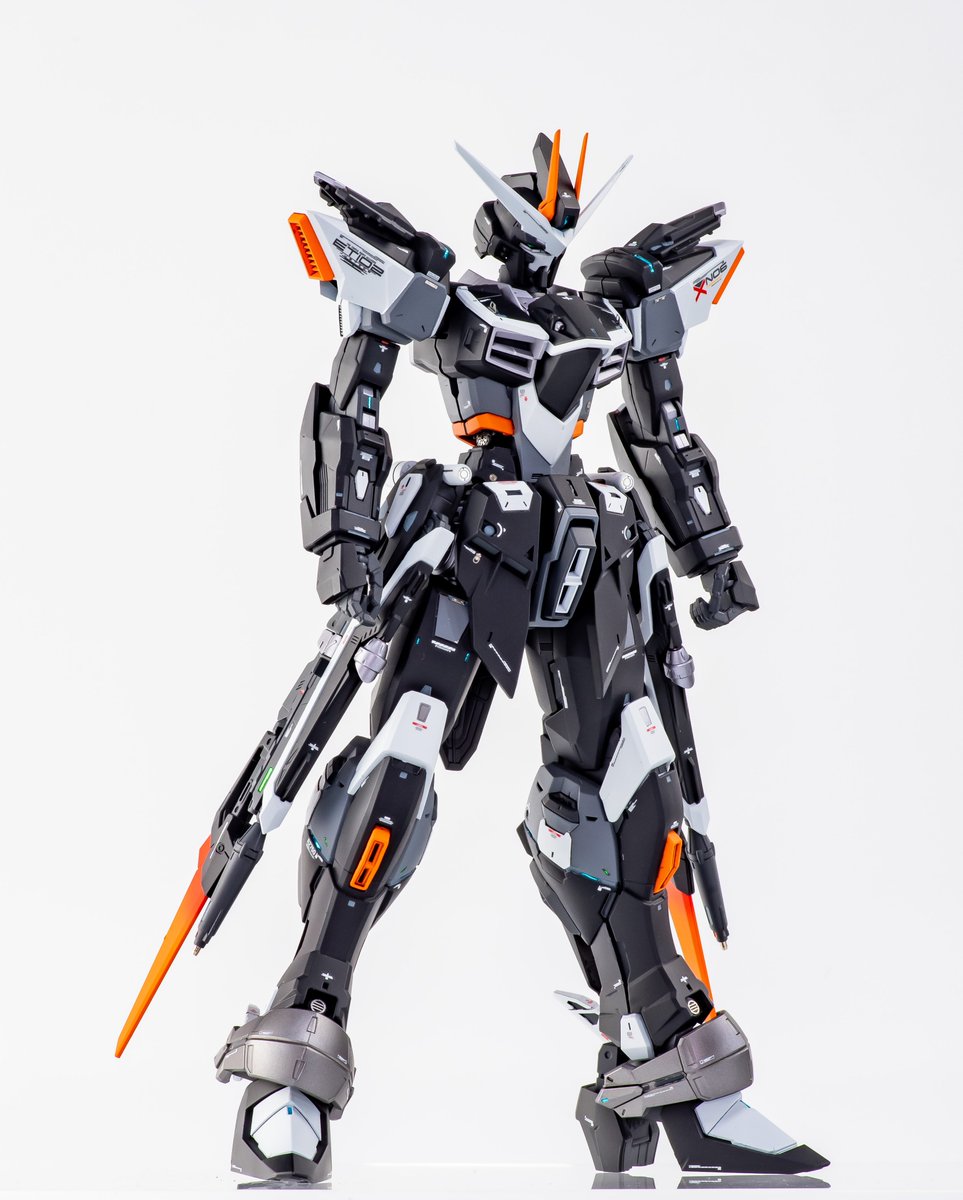 本体写真です。 MGジャスティスガンダムをベースに様々なキットパーツ