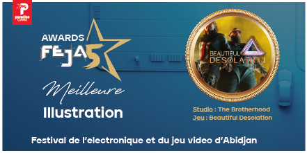ParadiseGame_'s tweet photo. Le jeu vidéo "Beautiful Désolation"(https://t.co/0rzqeHlHDF) du studio Sud Africain The Brotherhood remporte le #FejaAward dédié aux jeux vidéo Africains dans la catégorie « Best Artworks ».
#Gaming #Feja5 https://t.co/78f1cq41sb