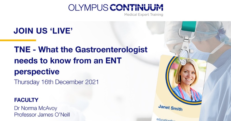 OlympusMedUKIE's tweet photo. 🎯 Don't miss our FREE online webinar today:
What the Gastroenterologist needs to know from an ENT perspective
Covering #TransnasalEndoscopy without complications, nasal &amp; #laryngopharyngeal anatomy &amp; pathology + LIVE faculty Q&amp;A
Join online from 6pm-7pm: https://t.co/VMizl4BlMi