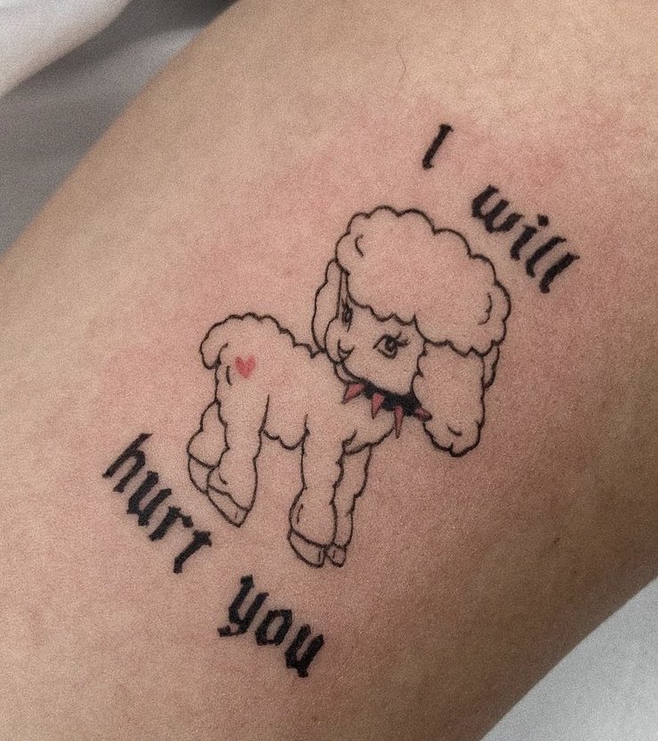 Bi ay düşündükten sonra yaptırdığım dövme olur gibi