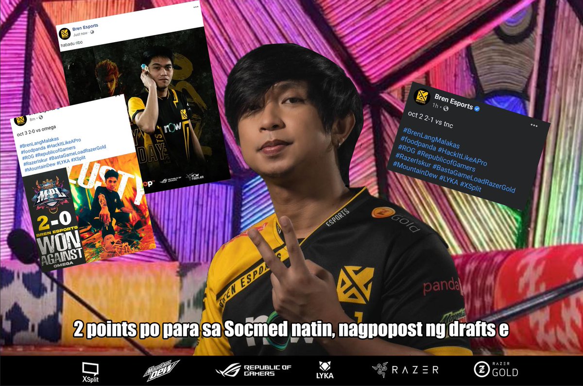 BrenEsports's tweet photo. Pasensya na, nagkamali lang po ng pindot. 😂

Sino nga ba ang nag-ala Rudy Baldwin sa prod team last season? Find out in the 5th episode of Buhay Bren HQ. Watch it here: https://t.co/scxuqXFfEW

#BrenEsports #BrenHQVlogs #ProdTeam #BrenLangMalakas https://t.co/lOP9WPXyzq