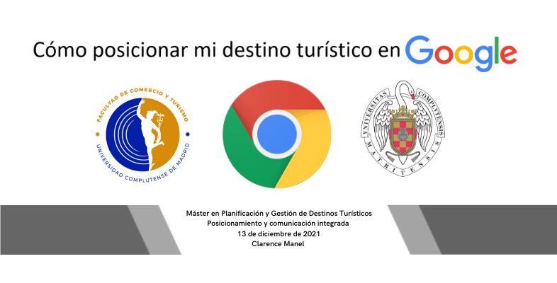seocom_agency's tweet photo. Nuestro compañero Clarence, dará una formación sobre #PosicionamientoSEO para #DestinosTurísticos en una docencia de para el Máster Planificación y Gestión de Destinos Turísticos🌴👏🏼 https://t.co/NfLdE58Qrv