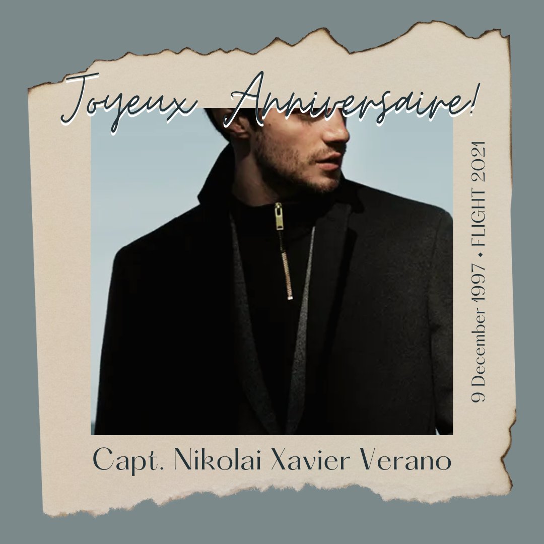 23meraki's tweet photo. "You are one of the thousands of pilots in the world. You allowed me to see the strength of dreams. […] Don't regret chasing them for yourself."

𝗝𝗢𝗬𝗘𝗨𝗫 𝗔𝗡𝗡𝗜𝗩𝗘𝗥𝗦𝗔𝗜𝗥𝗘, 𝗖𝗔𝗣𝗧. 𝗡𝗜𝗞𝗢𝗟𝗔𝗜 𝗫𝗔𝗩𝗜𝗘𝗥 𝗩𝗘𝗥𝗔𝗡𝗢!

#FLIGHTseries #FSFlightPlan https://t.co/Y5Pags7FrV