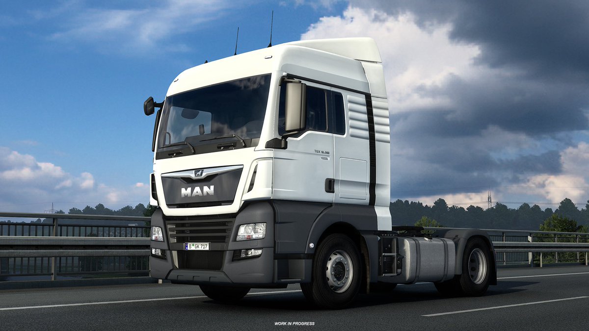 SCSsoftware's tweet photo. Have you had the chance to try out the MAN TGX EfficientLine 3 yet? 🚛

Learn how you can opt into the 1.43 Open Beta and try it out today at our blog: https://t.co/0WEfhnME5K https://t.co/fYtXHAiUyI