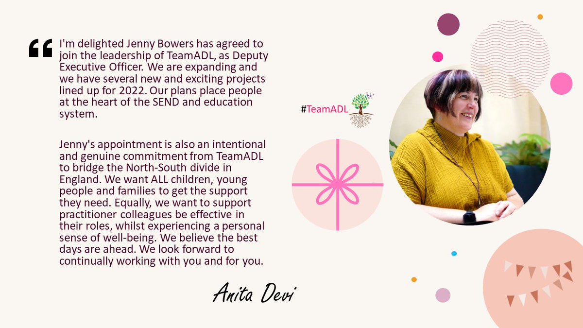 SENDportal's tweet photo. We have an announcement! #TeamADL is appointing @jennypurplemoon as a #DEO Here's what @Butterflycolour Founder and CEO of #TeamADL has to say about Jenny joining the leadership structure of the team. 

TeamADL We believe the best days are ahead! https://t.co/SCgXJsEMk0