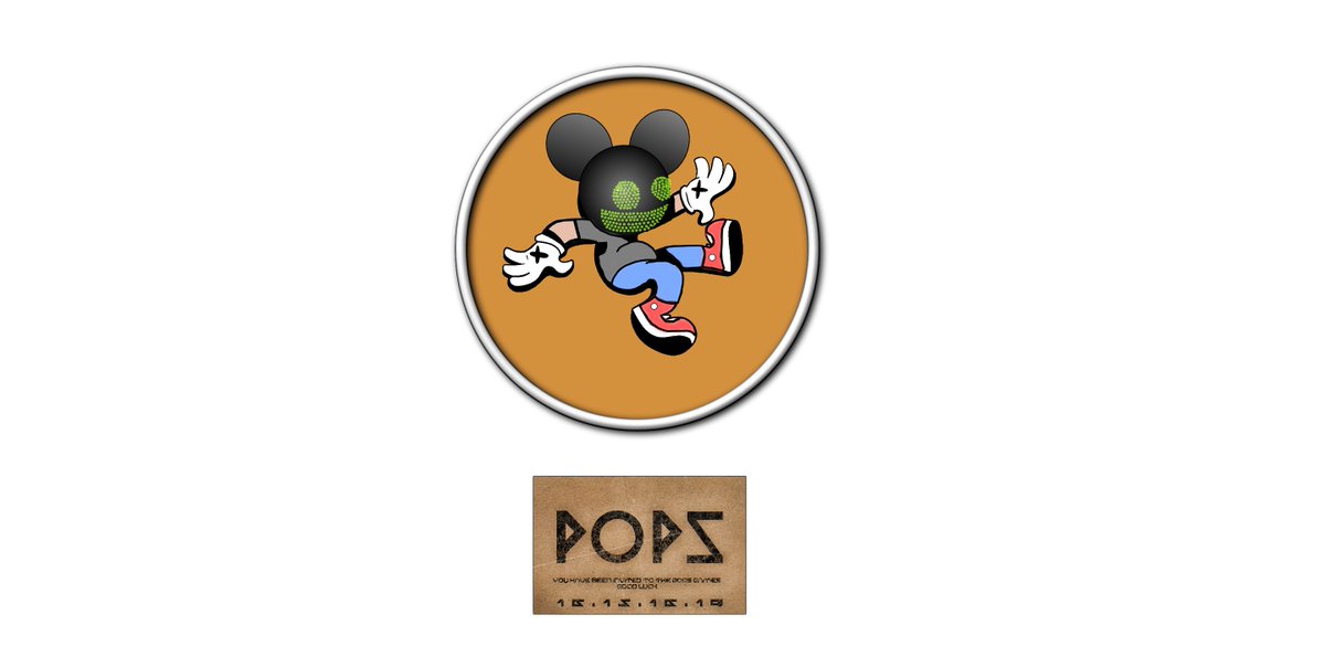VXmuse's tweet photo. I don't draw at all so this parts of the games was a challenge but I had to make a Deadmau5 inspired POP$Mau5 @popsnft #POPSGAMES https://t.co/xn7UfMeOC9