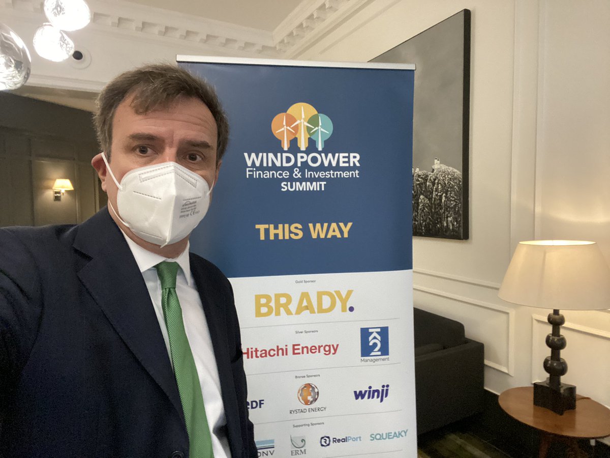 GregHands's tweet photo. As the Prime Minister says, “the U.K. is the Saudi Arabia of wind.”

It was good to speak with investors at the Windpower Finance and Investment Summit here in London today, on our plans to quadruple our offshore wind capacity.

The U.K. already has the world’s largest! #Windfi https://t.co/xycudEEH5K