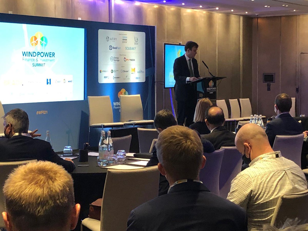 GregHands's tweet photo. As the Prime Minister says, “the U.K. is the Saudi Arabia of wind.”

It was good to speak with investors at the Windpower Finance and Investment Summit here in London today, on our plans to quadruple our offshore wind capacity.

The U.K. already has the world’s largest! #Windfi https://t.co/xycudEEH5K