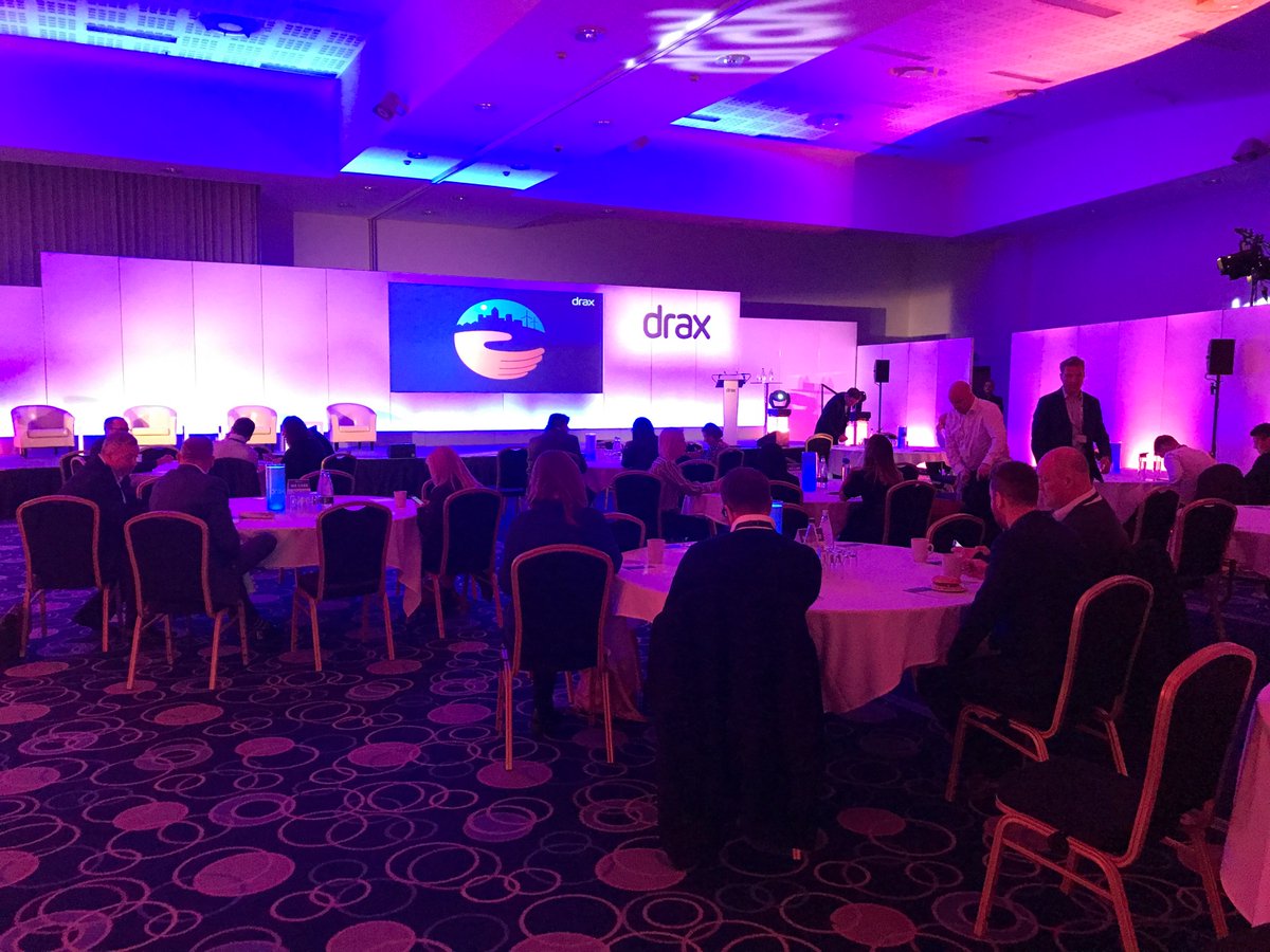 DraxEnergy's tweet photo. Delighted to welcome some of our partners to the Be Future Positive conference today β Weβre talking tackling the climate crisis and getting the country to net zeroβ¦ all before lunch β‘π±
#BeFuturePositive https://t.co/ZVsCcwt5fn