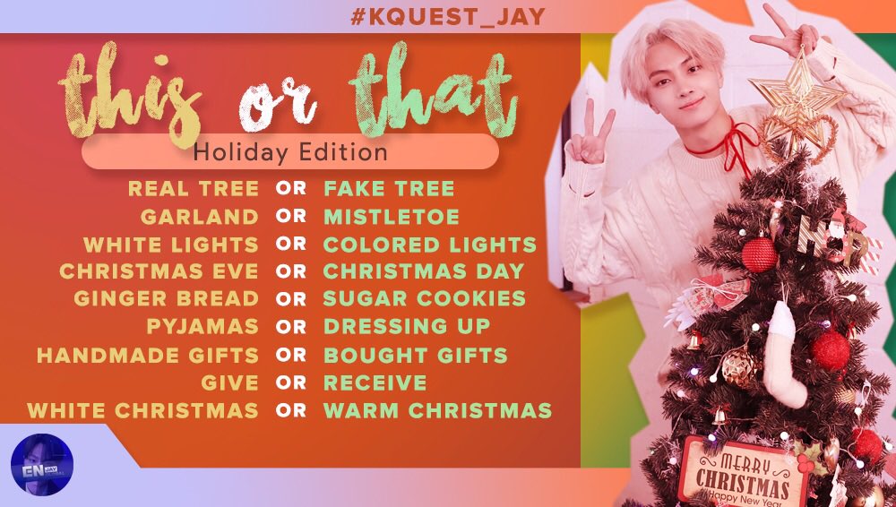 jaylandglobal's tweet photo. 🎁 This or That (Holiday Edition)
Happy Holidays! 💙
✅ Follow @yourKpopquest & RT their Pinned to validate your vote
📌TAGS:
#KQUEST_JAY #JAY #ENHYPEN #엔하이픈 #제이 #ENHYPEN_JAY #엔하이픈_제이 @.ENHYPEN @.ENHYPEN_members
Goal: 700+ Replies https://t.co/s42PTKdl7S
