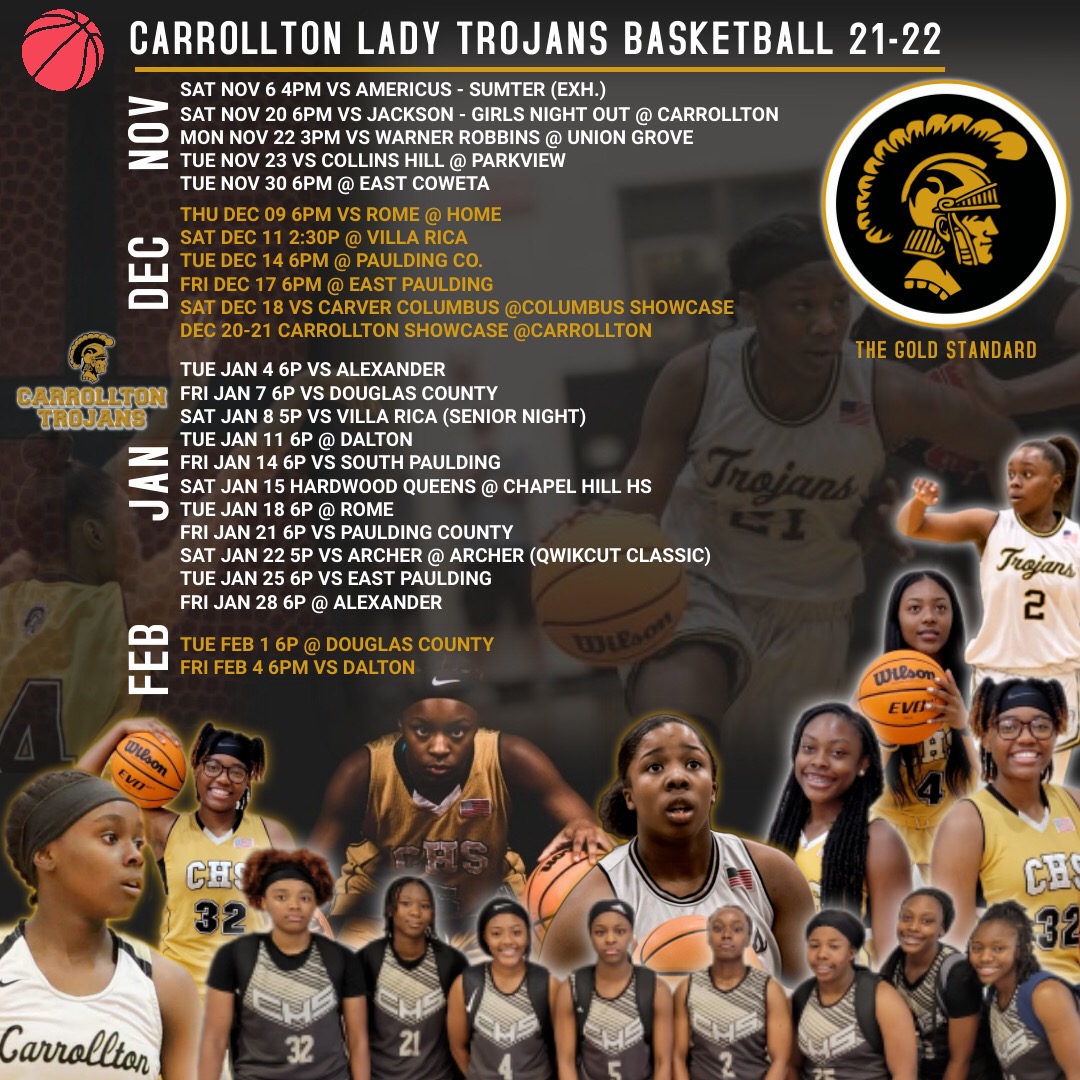HoopsTrojan's tweet photo. Guess what? Itz GAMEDAY and I can't wait to see these ladies @HoopsTrojan play together tonight at South Paulding 6pm.
#devOURtime https://t.co/6bx8V6ObuC