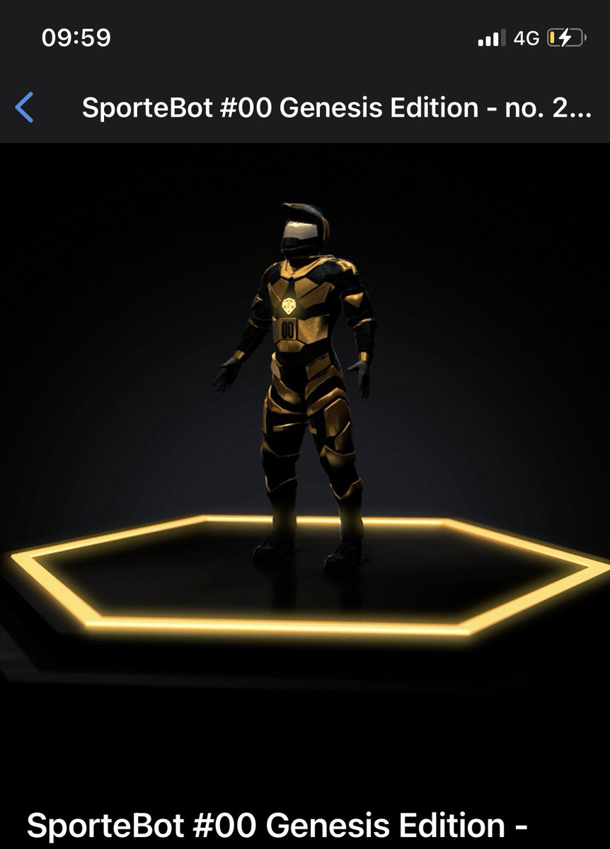 JIMSGO's tweet photo. @sportemongo @SGOgamechanger I love them all but gold has to be my favourite now 😍🏅 looking forward to exploring the #metaverse #nfts #Genesis #NFTgame #NFTshill #Crypto @sportemongo @OfficialTCGCoin https://t.co/6ABL2G9Dca