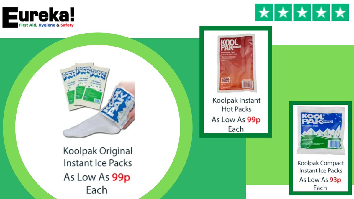 EurekaDirect's tweet photo. Koolpak are the UK's leading brand for hot and cold therapy.
Instant ice packs can be used for many different applications, such as treating soft tissue injuries and easing bruising.
Shop the full range today β https://t.co/KuTtT3i6HJ
#koolpak #hotandcoldtherapy https://t.co/LG7wQgX0Mw