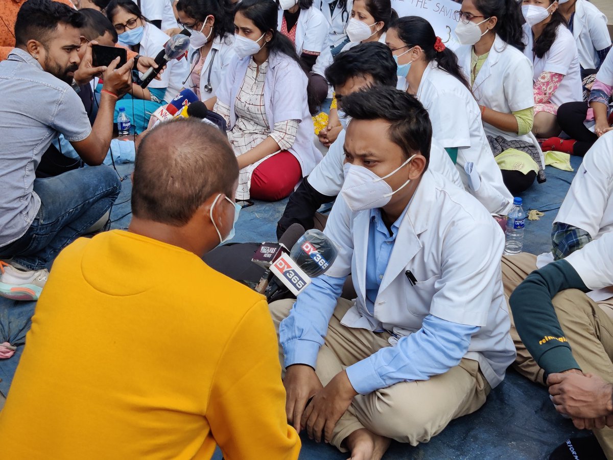 AmchJda's tweet photo. Media coverage of the strike from AMCH, DIBRUGARH, ASSAM
@FordaIndia 
#ExpediteNeetPGCounselling2021 https://t.co/VCilJHTDK3
