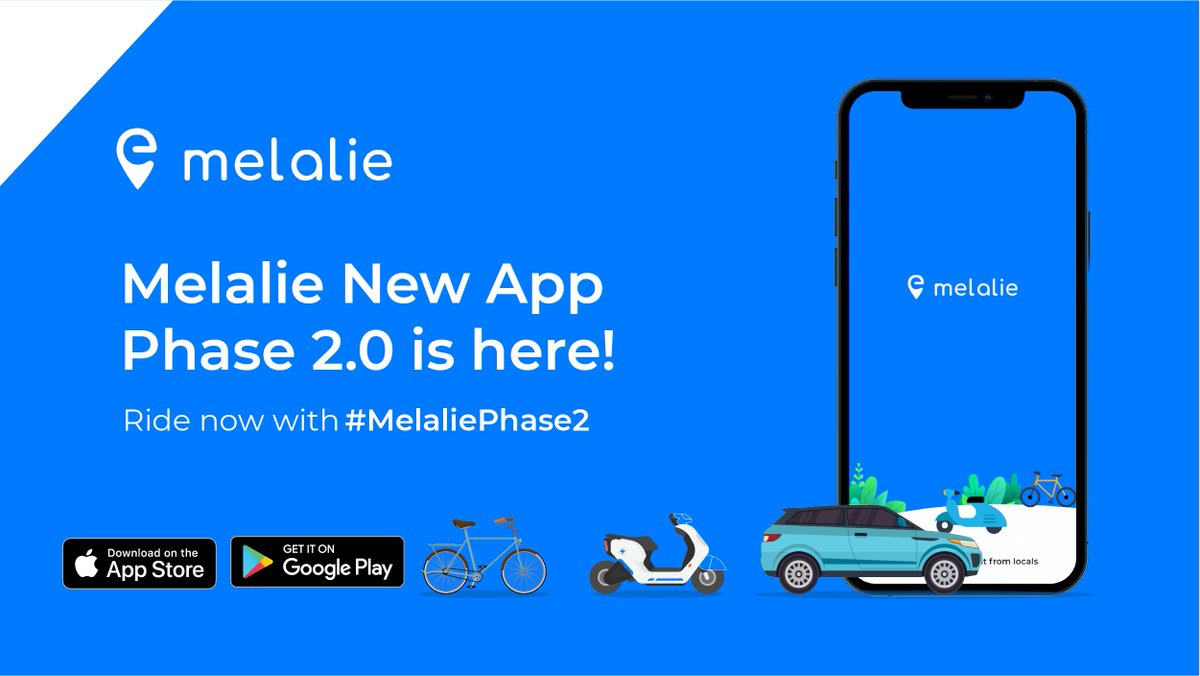 Melalie Phase 2.0 is finally here!

Enjoy your travel experience to its fullest. Anywhere you go, always rent from locals!

Download now at Google play and App store! linktr.ee/melalie
#Melalie #Melaliephase2 #rentfromlocals $MEL