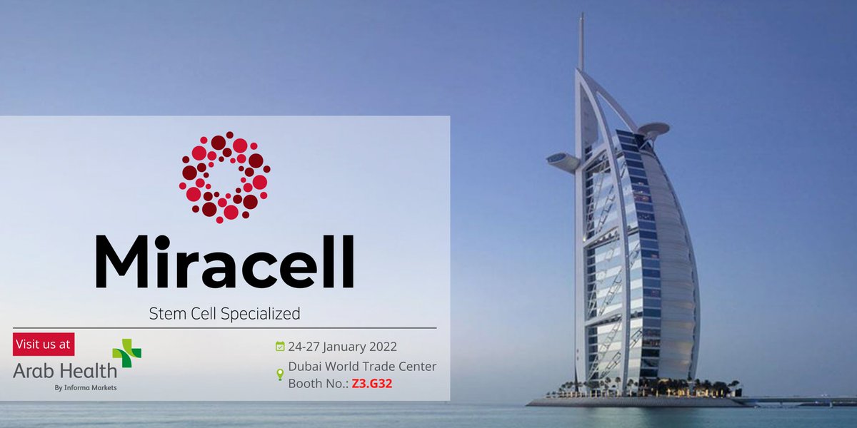 CoMiracell's tweet photo. We are so excited to officially launch our stem cell system in the Middle East as well, after a successful launch in Medica, Germany!
See you in Dubai 2022! @arabhealth2022
#stemcell #smartmcell2 #mcell2 #cells #arabhealth #miracell #cellpia #stemcellcosmetics #arabhealth2022 https://t.co/wxi1qPIAi0