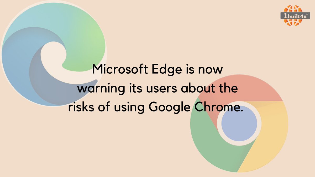 1built4u's tweet photo. Chrome might be risky to use, Microsoft mentioned.
For more information:
Reach us - https://t.co/VBpOnkRYM3
Call now - +91 8076135124
E-mail – hello@1built4u.in
#1built4u #microsoftedge #chrome #firefox #internetexplore https://t.co/Vgr2VIyhTD