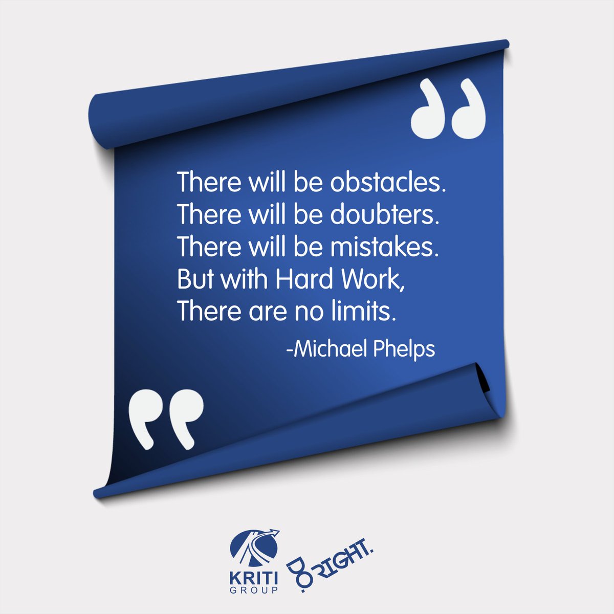 KritiGroupIndia's tweet photo. Determination coupled with consistent efforts can overcome all hurdles in the path to success. 
___

#KritiIndia #KritiIndustries #KritiGroup #DoRight #KastaPipes #KritiNutrients #KritiRefinedOil #MadhyaPradesh #India #MondayMotivation https://t.co/Q5a7853qI0