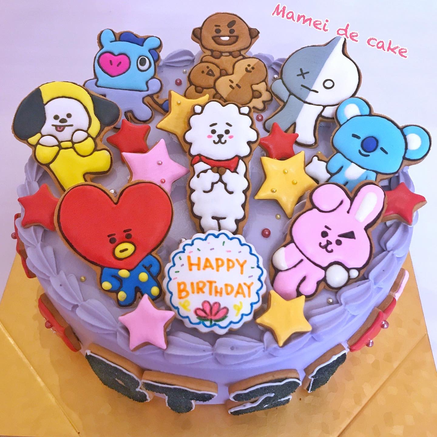 bt21 TATA ライティングケーキ BTS テテ　レア bt21 TATA ライティングケーキ BTS テテ レア - メルカリ