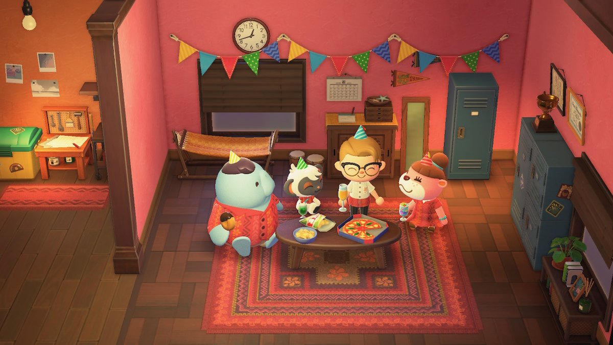 etown_ac's tweet photo. Wardell toasting with his donut #AnimalCrossing #ACNH https://t.co/MiGOmQrx3C