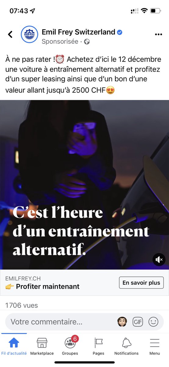 Ah, le ridicule des traductions littérales des pubs suisses alémaniques en français. Hein, <a href="/emilfreysa/">Emil Frey SA</a>…vous avez inventé un nouveau type de motorisation ? Ce serait vraiment compliqué de demander à un francophone de relire vos publications ?