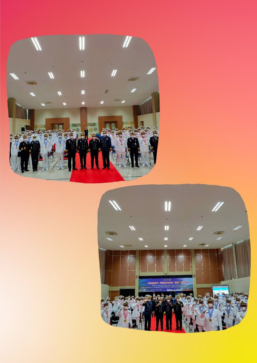 DisnavMakassar's tweet photo. #KawanLaut. Selasa 7/12/2021 PIP Makassar Gelar Upacara Wisudawan Taruna Ahli Nautika dan Tehnik Tk.II, III dan IV. Sebagai penghormatan dan senioritas Dirut PIP Makassar Capt.Sukirno mengundang Kadisnav Kelas I Makassar Taufiq Mansyur, SE sebagai IRUP dalam pelaksanaan acara ini https://t.co/zGW0PdIPiT