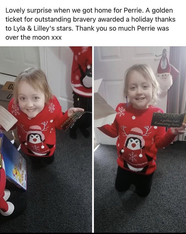 Lylastars1's tweet photo. During December we are gifting 12 families with a golden ticket for a holiday at our charity caravan, we are so excited to be able to give these families something to look forward to on 2022. #charity #cancer #lancashire #childhood #fundraising https://t.co/ojqBwGALRA