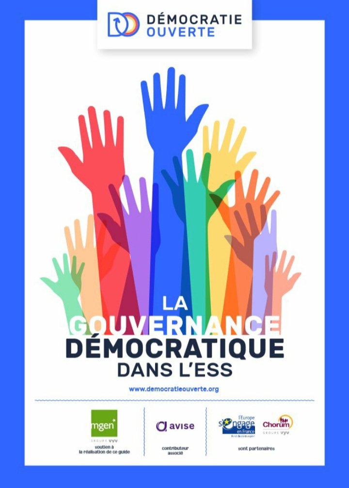 [#Ess - Gouvernance] <a href="/DemOuverte/">Démocratie Ouverte</a> w/ <a href="/avise_org/">Avise</a> : "Guide de la #gouvernance démocratique dans l'#Ess" (43 p.) ▶️ drive.google.com/file/d/1Q6yUVl… cc <a href="/ESS_France/">ESS France</a> <a href="/lemouvementasso/">Le Mouvement associatif</a> <a href="/CoopFR/">CoopFR</a> <a href="/AAMutualistes/">AAMutualistes</a> <a href="/mutualite_fr/">Mutualité Française</a> <a href="/CFFondations/">CFF</a> <a href="/Mouv_ImpactFr/">Mouvement Impact France</a> <a href="/SocEntEU/">EU4SocEnt</a> ⤵️