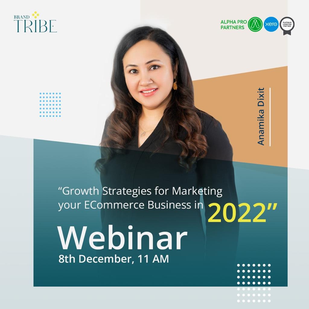 1 day to go!! 

Join our FREE webinar for learnings of Ecommerce in 2021 with trends of 2022!

Topic: Growth strategies for marketing your e-commerce business in 2022. 

Hosted by Alpha Pro Partners, Register -alphapartners.co/thebrandtribe/
Date: 8th December 📆
Time: 11 AM, UAE time ⏰