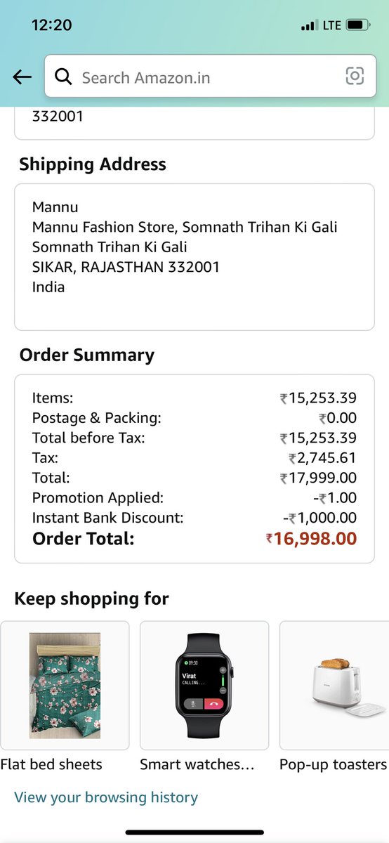 mannuzrr's tweet photo. @amazonIN @MiIndiaSupport today sale price 18000 (1000 introdusary discount )17000 thi but Amazon or 18000  any solution or cancel order https://t.co/8l1qktmYDq