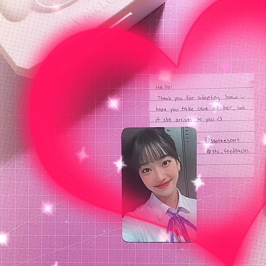 shenhaul's tweet photo. 💌💭 #shenmails
#stc_feedbacks — owemji my first sumin pc arrived safely hihi 🤭 tysm @sootaescart for the smooth transaction ! 💌💗🌷 https://t.co/hOdgTJc14m