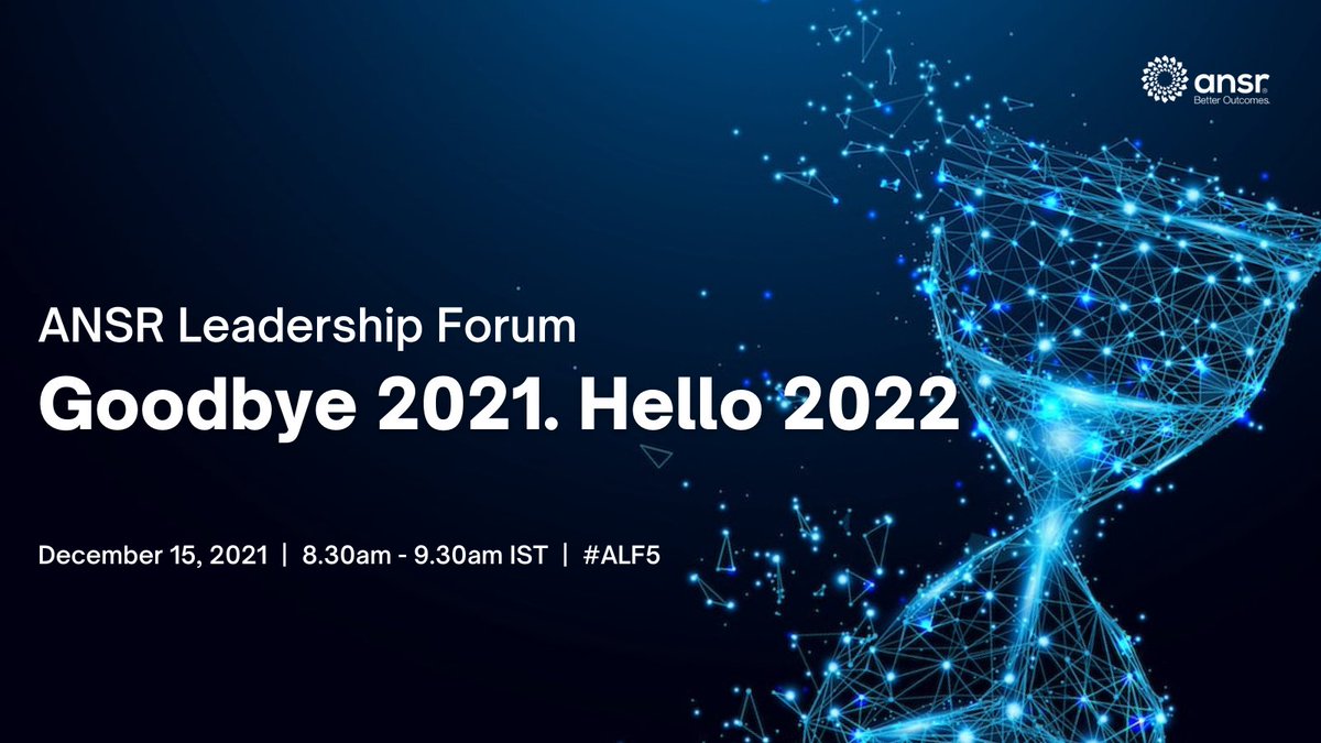 ansrglobal's tweet photo. In the fifth edition of ANSR Leadership Forum- 'Goodbye 2021. Hello 2022', GCC leaders from across industries will come together to share their stories of resilience from 2021 and discuss strategies for a winning 2022. Join us: https://t.co/fLw4g35etU 
#ALF5 #ANSRPerspective https://t.co/PtAaNMKDow