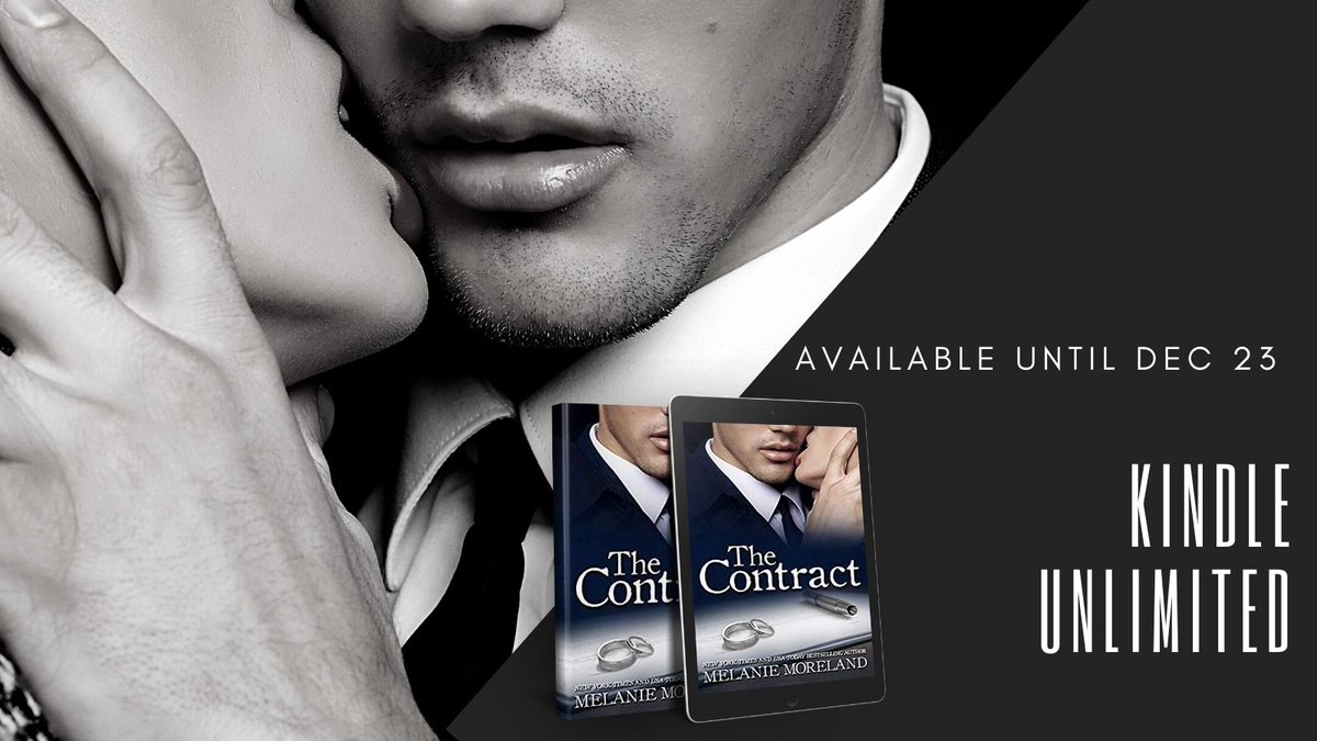 IshaC15's tweet photo. #CurrentlyAvailable IN #KindleUnlimited
LEAVING SOON
THE CONTRACT (The Contract Series #1) by @MorelandMelanie is leaving Kindle Unlimited! Download your copy by December 23rd!
https://t.co/B0ESdDwzmt
@ReadingIsOurPas
@angelhealer422 https://t.co/taSIenfKmd